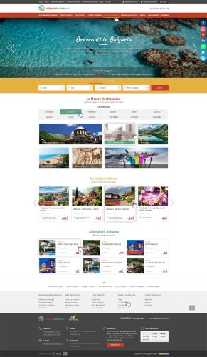 Изработка на уеб сайт, прeдлагащ входящ туризъм за италиански пазар